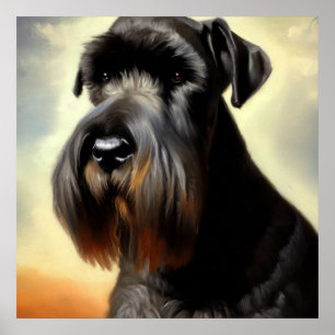 Póster Giant Schnauzer Dog