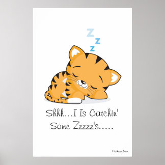 Póster Giant 'Shhh...I Is Catchin' Some Zzzz's...' Poster