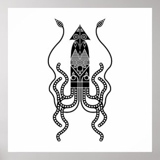 Póster Giant Squid