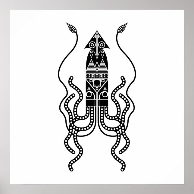 Póster Giant Squid (Frente)