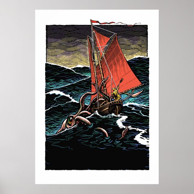 Póster Giant Squid Poster (Frente)