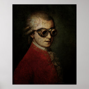 Póster Giant Steampunk Mozart