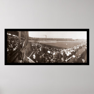 Póster Giants Cubs Baseball Photo 1908
