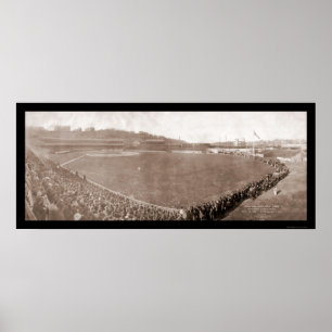 Póster Giants piratea la foto 1905 del béisbol de los