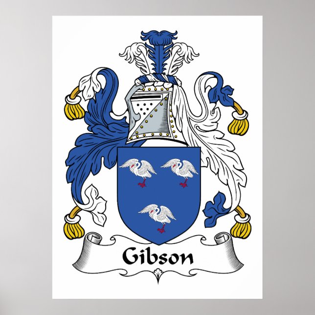 Póster Gibson Family Crest (Frente)