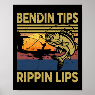 Póster Gift Men Bendin Tips Rippin Lips Pescador B D