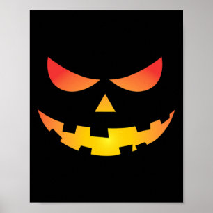 Póster Gigante Jack O' Lantern Face Halloween Pumpkin Fun