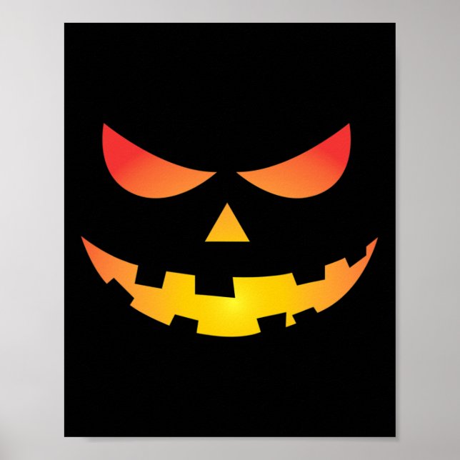 Póster Gigante Jack O' Lantern Face Halloween Pumpkin Fun (Frente)