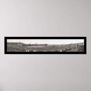 Póster Gigantes piratas Foto de béisbol de 1905