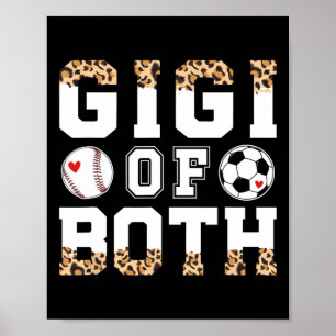 Póster Gigi de ambos leopardo venden fútbol Gigi abuela 