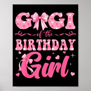 Póster Gigi De La Familia De La Cumpleañera Nk Coquette L