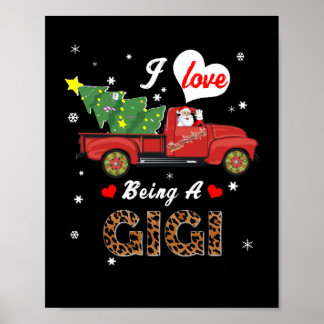 Póster Gigi Lover | Me Encanta Ser Un Árbol De Navidad Gi