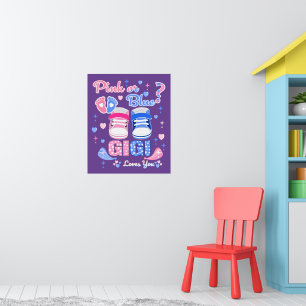 Póster Gigi Rosa O Azul Te Ama