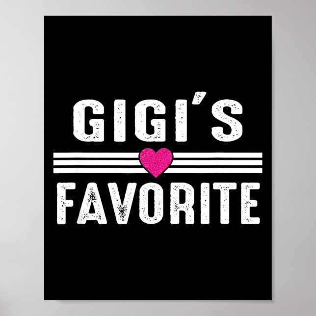 Póster Gigi's Favorite  (Frente)