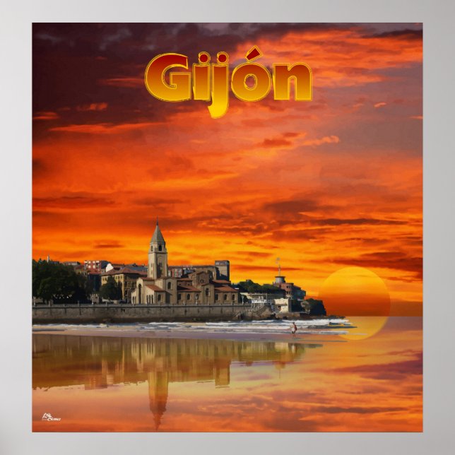 Póster Gijón (Frente)