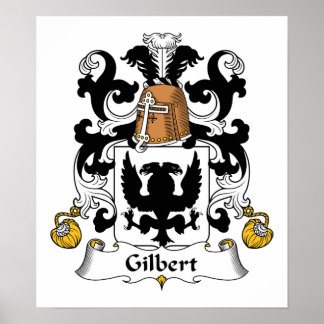 Póster Gilbert Family Crest