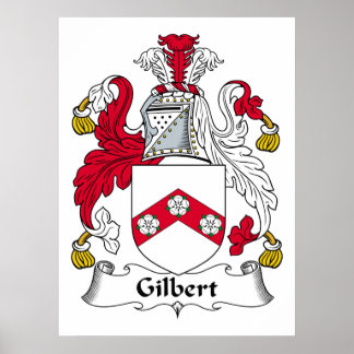 Póster Gilbert Family Crest