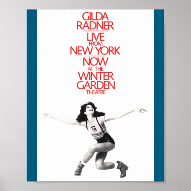 Póster Gilda Radner Live From New York _1  (Frente)