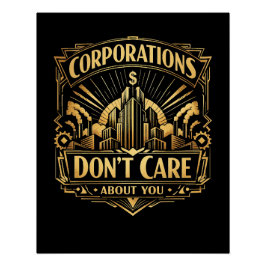 Póster Gilded Towers of Greed