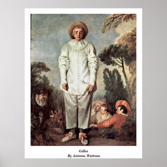Póster Gilles De Antoine Watteau (Frente)