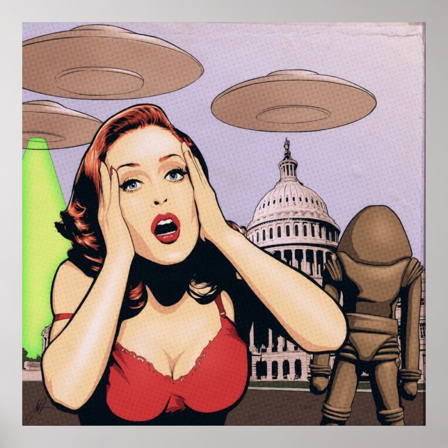 Póster Gillian Anderson (Frente)