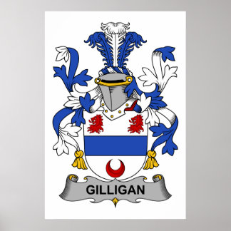 Póster Gilligan Family Crest