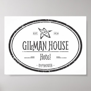 Póster Gilman House Innsmouth Lovecraftian