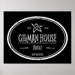 Póster Gilman House Innsmouth Lovecraftian