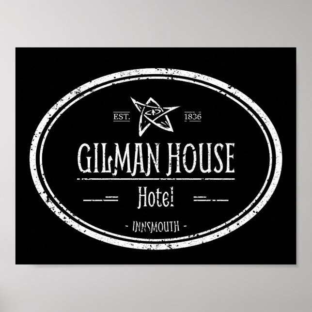 Póster Gilman House Innsmouth Lovecraftian (Frente)