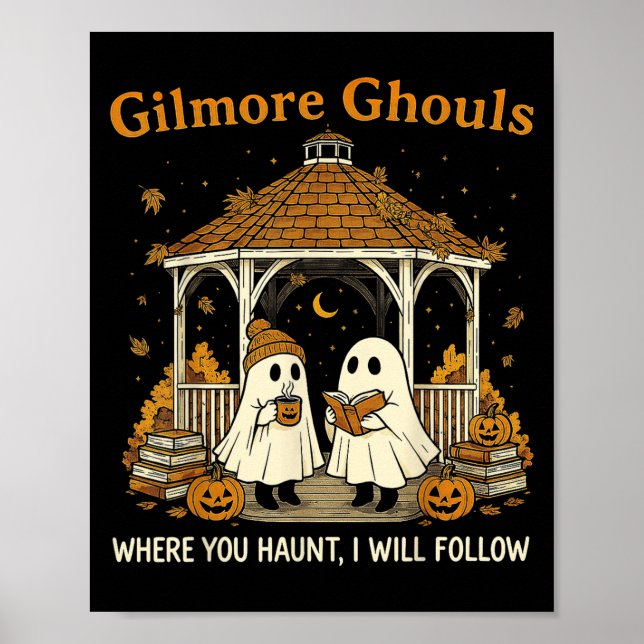 Póster Gilmore Ghouls Ghosts, A Donde Te Atrapa, Lo Segui (Frente)