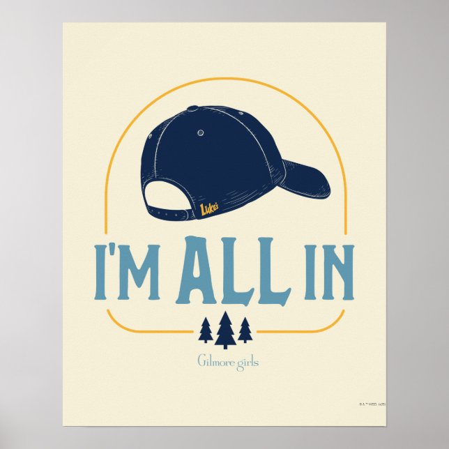 Póster Gilmore Girls I’m All In Luke’s Hat (Frente)