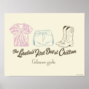 Póster Gilmore Girls Lorelai Chilton Diseño de Outfit
