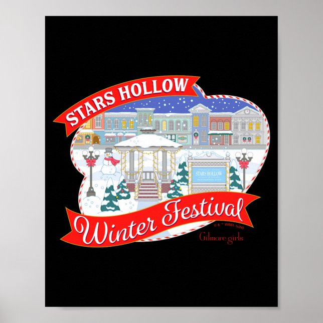 Póster Gilmore Girls Stars Hollow Winter Festival  (Frente)