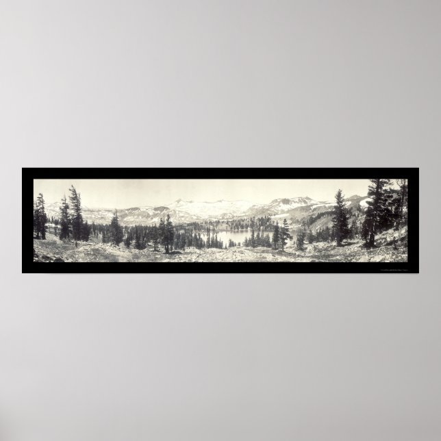 Póster Gilmore Lake Tahoe Photo 1910 (Frente)