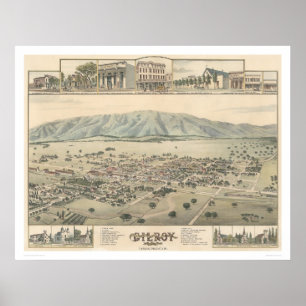 Póster Gilroy: El condado de Santa Clara California