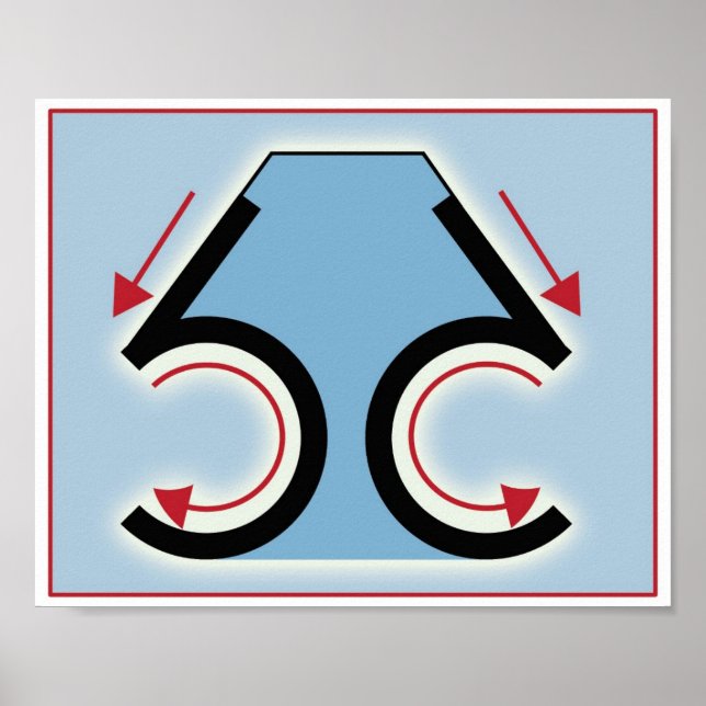 Póster Gimmel - Poster de escritura de Zayin (Frente)