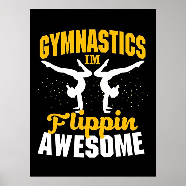 Póster Gimnasia, estoy Flippin Asombroso (Frente)