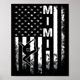 Póster Gimnasia gimnasta Mimi America Bandera Chris