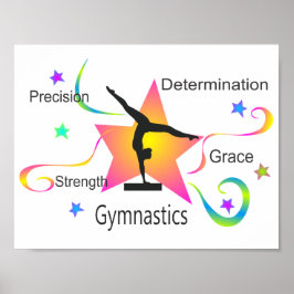 Póster Gimnasia - Grac de determinación de la fuerza de p