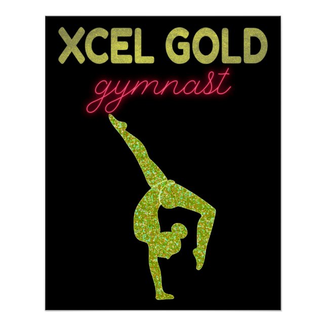 Póster Gimnasia Xcel Gold (Anverso)