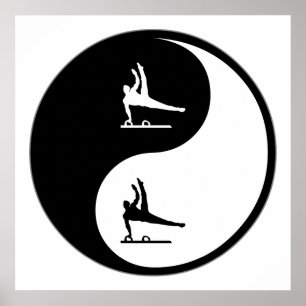 Póster Gimnasia Yin Yang