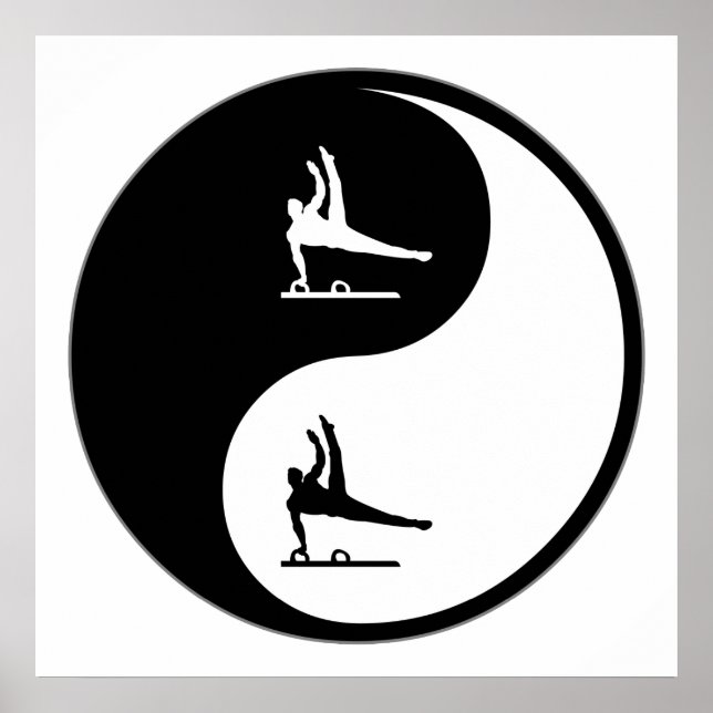 Póster Gimnasia Yin Yang (Frente)