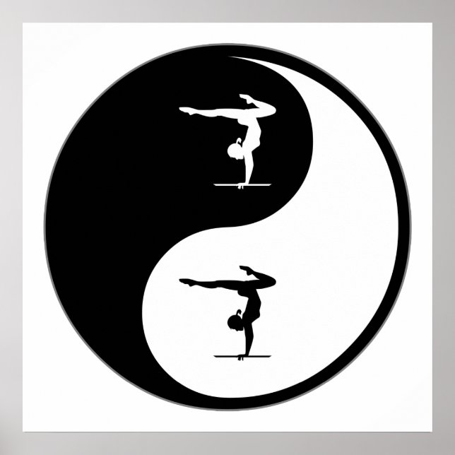Póster Gimnasia Yin Yang (Frente)