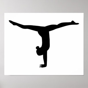 Póster Gimnasia yoga