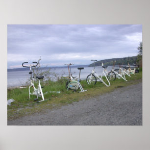 Póster Gimnasio al aire libre