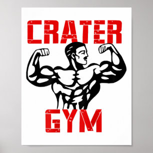 Póster Gimnasio Crater