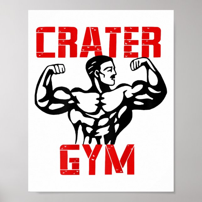 Póster Gimnasio Crater (Frente)