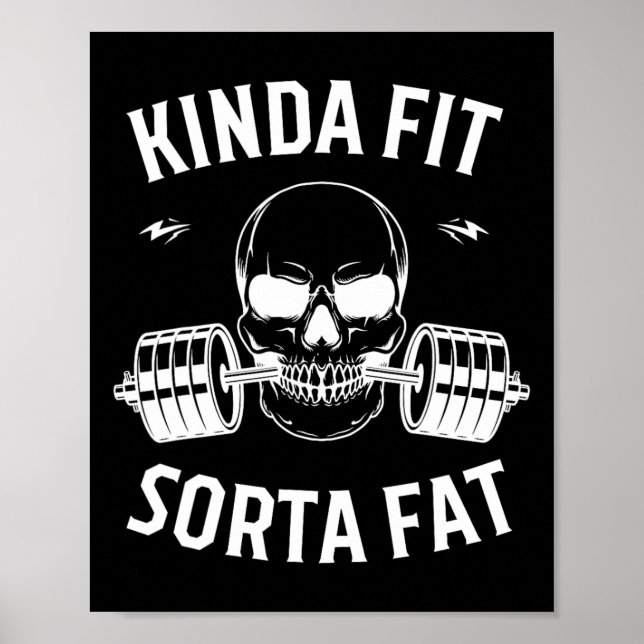 Póster Gimnasio De Construcción De Cuerpo De Gimnasio De  (Frente)