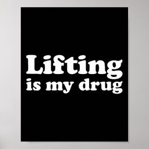 Póster Gimnasio De Construcción De Cuerpos De Trabajo Me 