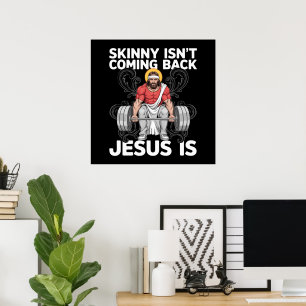Póster Gimnasio de Entrenamiento de Jesús Flaco No Vuelve